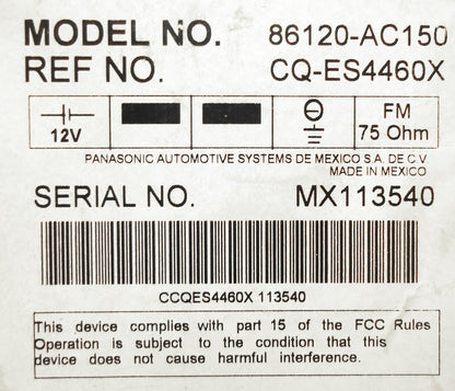 TOYOTA Avalon JBL Radio Stereo 6 Disc Changer CD Player A51819 OEM 2005 2006 2007 2008 2009 2010 2011