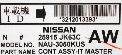 08 09 INFINITI G35 G37 OEM Navigation BOSE Radio MP3 CD Player 25915 JK63A