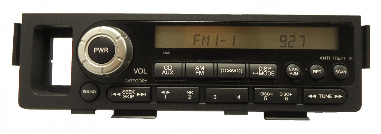 HONDA Ridgeline Navigation GPS System XM AM FM Radio Stereo Receiver 4AS0 2006 2007 2008