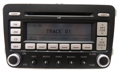 2006 2007 2008 2009 VW VOLKSWAGEN Jetta Passat Rabbit Golf GTI EOS Tiguan OEM Premium 7 Radio Stereo MP3 6 Disc Changer CD Player