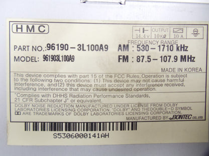 Hyundai Azera 6 Disc CD Changer Player Radio MP3 2006 2007 2008 TAN