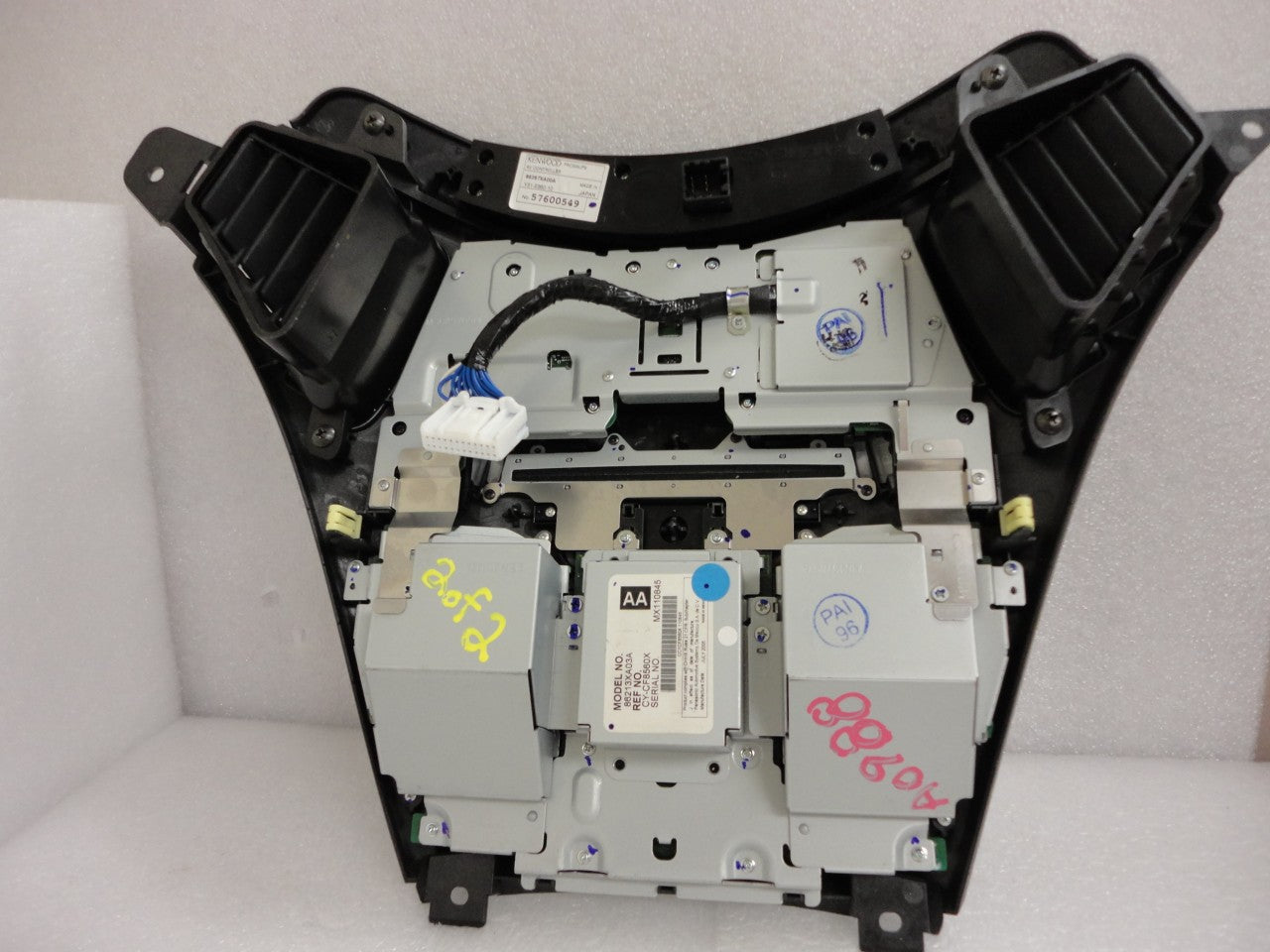 SUBARU Tribeca Faceplate Radio 6 Disc CD MP3 Climate Controls Navigation GPS OEM 2006 2007 2008 2009 2010 86287XA00A 86213XA03A P-136