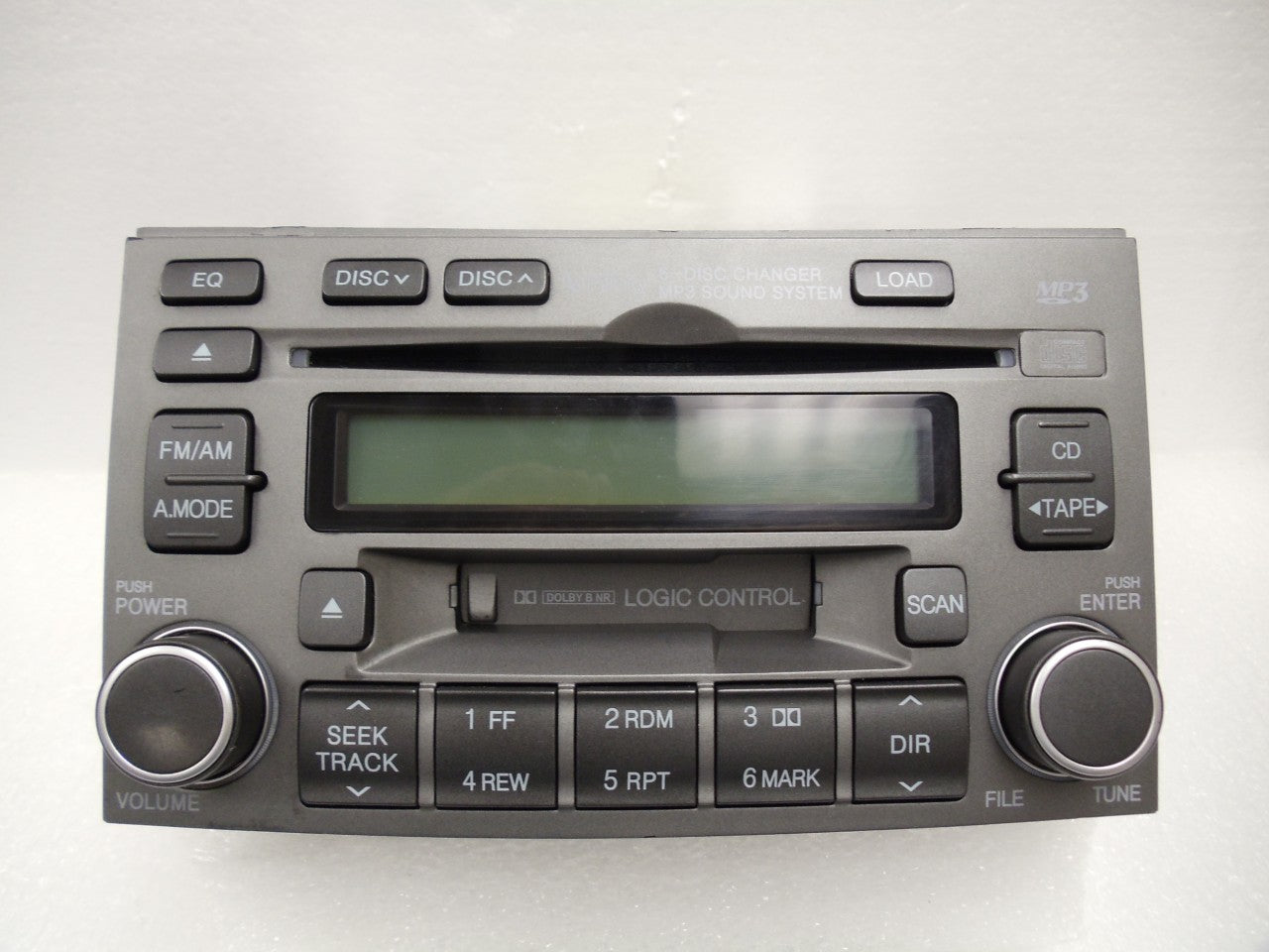 2006 2007 2008 Hyundai Azera OEM 6 Disc CD Changer Player AM FM Radio Receiver GREY
