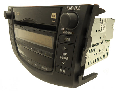 TOYOTA RAV4 JBL AM FM XM Satellite Radio 6 Disc Changer MP3 CD Player OEM 51876 2006 2007 2008 2009 2010 2011