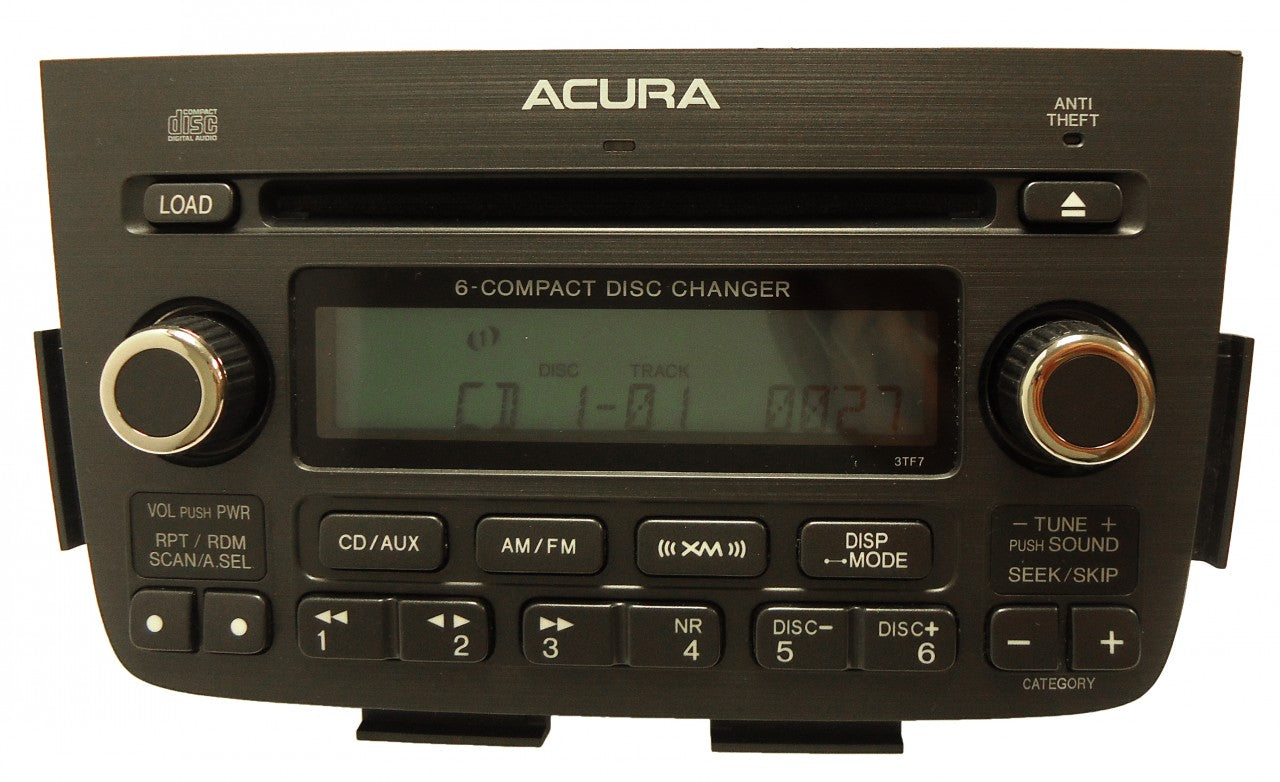 ACURA MDX XM Satellite Radio 6 Disc Changer CD Player 3TF7 39100-S3V-A250 39100-S3V-A260 2005 2006