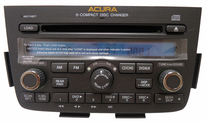 New 2005 2006 Acura MDX Radio DVD Player 6 CD Changer Stereo 1XF9 Blemished