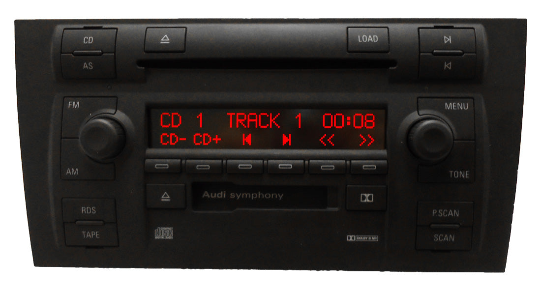 New Audi A8 S8 Radio Tape Player 6 CD Changer 2000 2001 2002 2003 2004 4D0-035-195-J