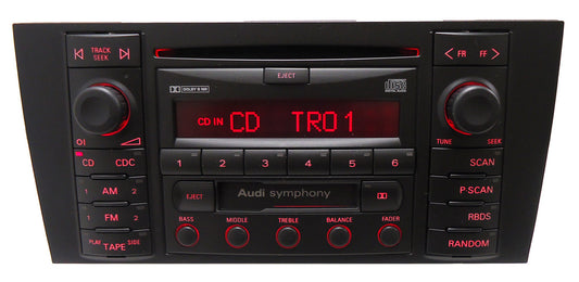 Brand New Audi A4 S4 Radio Tape and CD player 8D0 035 195 A 2000 2001
