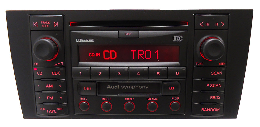 Audi A4 S4 Radio Tape and CD player 8D0 035 195 A 2000 2001
