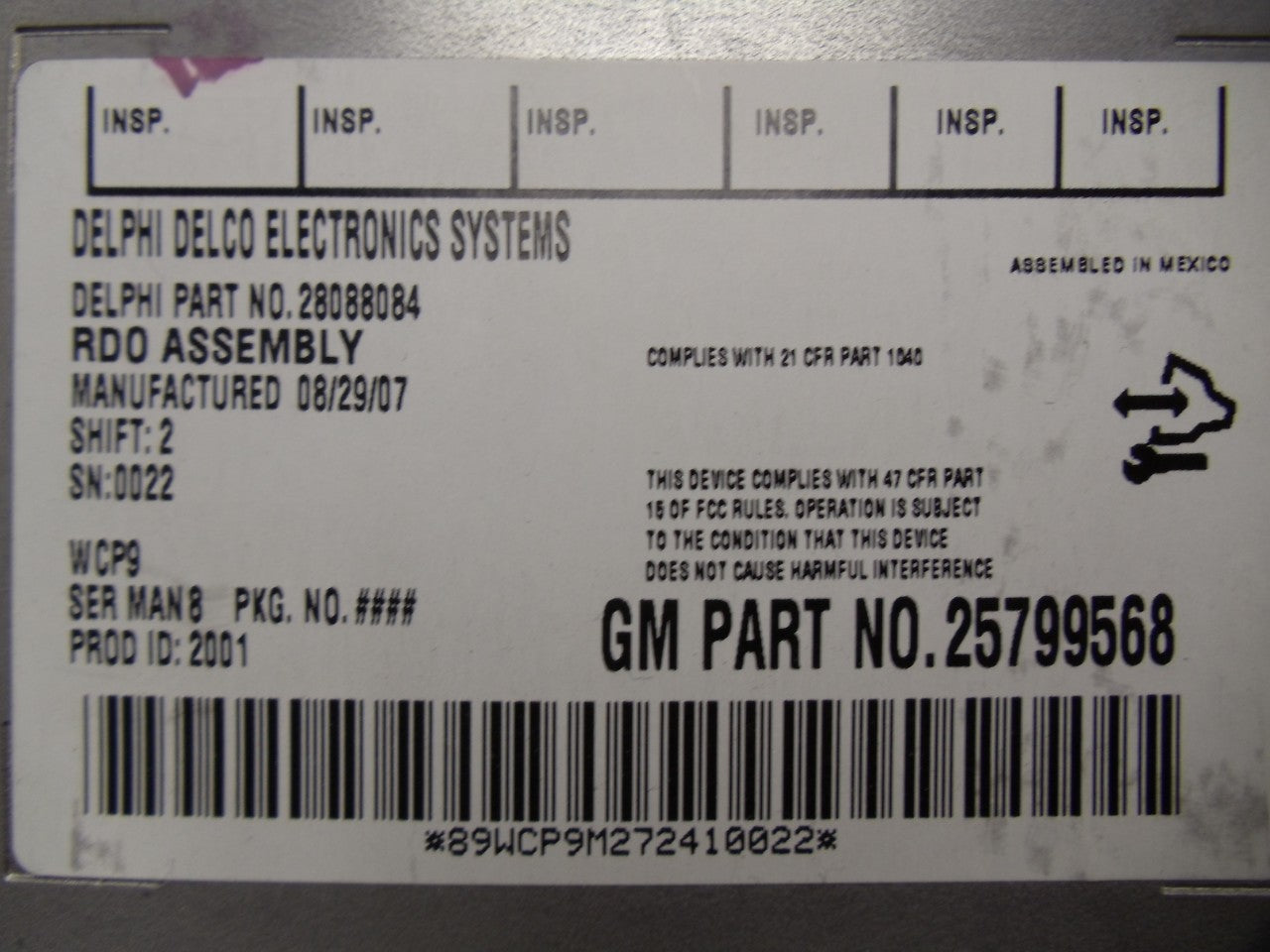 Unlocked GMC Chevy Radio 6 Disc CD Changer MP3 AUX