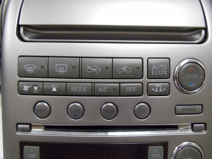 INFINITI G35 G-35 Radio 6 Disc Changer CD Tape Player BOSE AC Temp Controls and Bezel 2003 2004