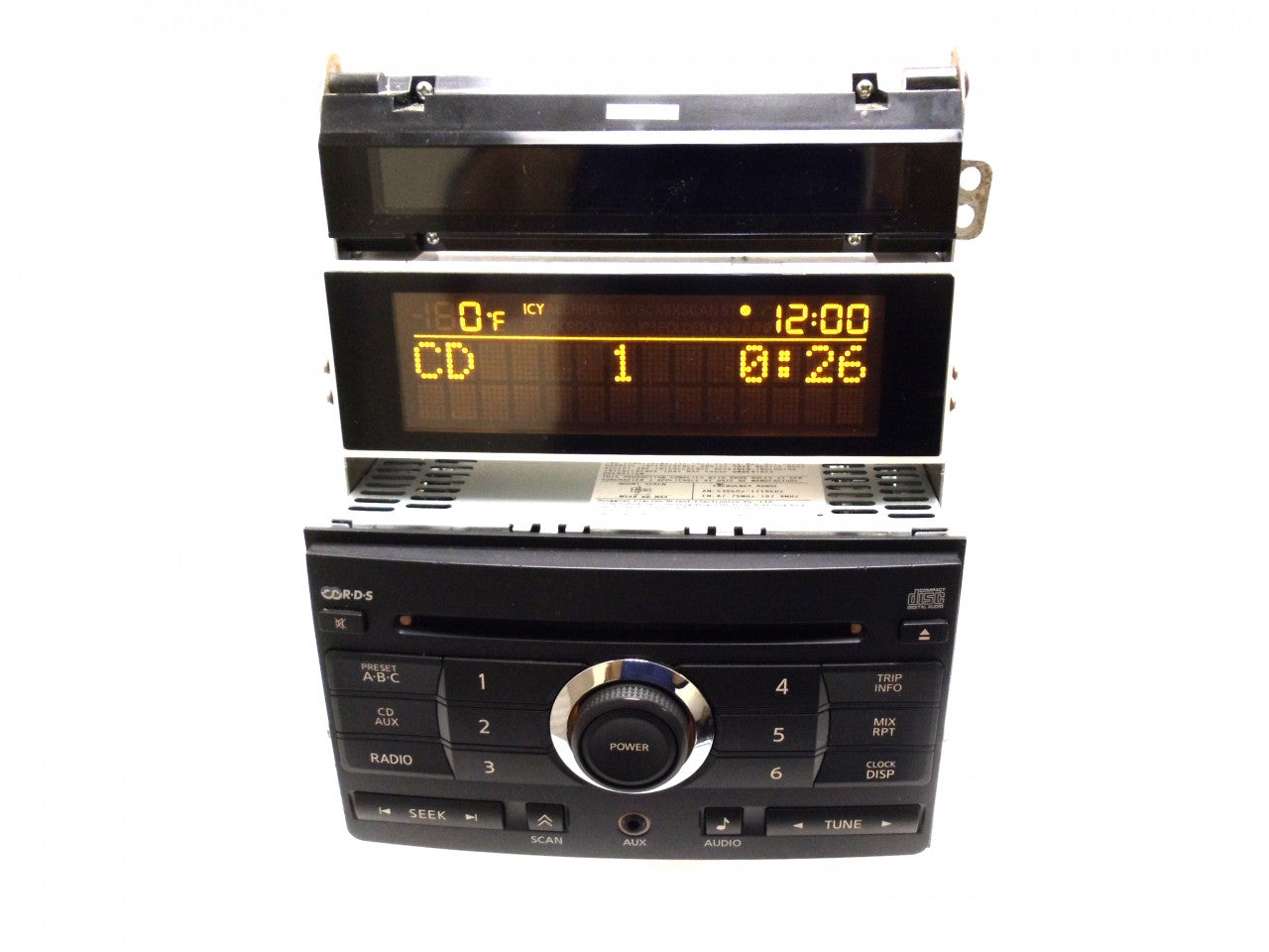 NISSAN Maxima Radio Stereo CD Player RDS Trip Display Screen AUX 2007 2008