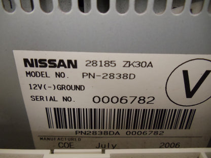 NISSAN Maxima Radio Stereo CD Player RDS Trip Display Screen AUX 2007 2008