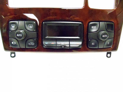 MERCEDES-BENZ S-CLASS CL-CLASS AC TEMP CLIMATE CONTROLS DASH BEZEL S430 S500 S600 S55 CL500 CL600 CL55 2000 2001 2002