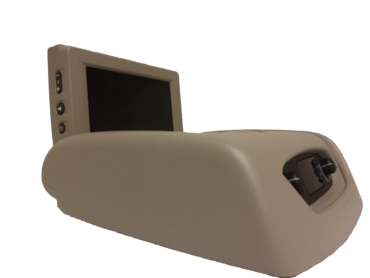2002 - 2007 Chrysler Dodge OEM Overhead Rear Flip Down DVD Player Climate Controls Without rail without Sunroof