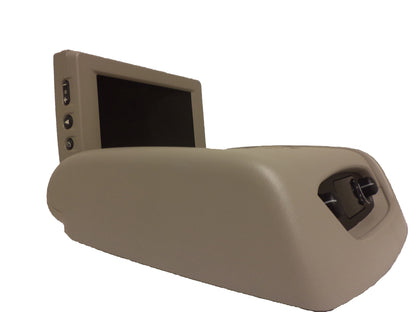 2002 - 2007 Chrysler Dodge OEM Overhead Rear Flip Down DVD Player Climate Controls Without rail without Sunroof