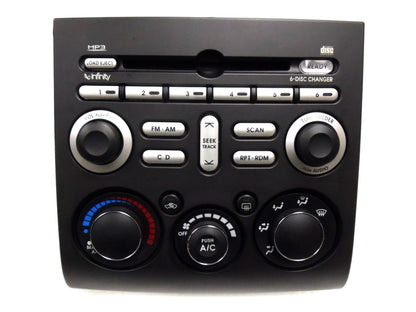 MITSUBISHI GALANT ENDEAVOR Radio Stereo 6 Disc Changer MP3 CD Player AC HEAT Temp Controls INFINITY 2006 06