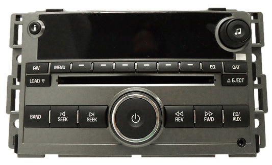 Chevrolet Malibu radio 6 disc changer cd player face replacement