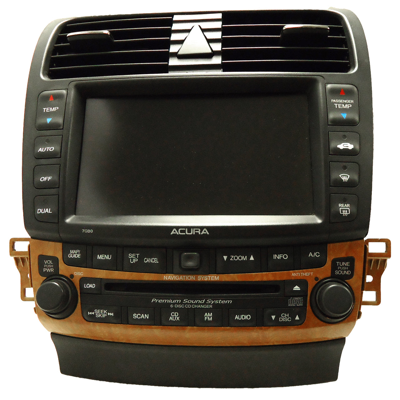 Acura TSX Navigation System GPS Radio 6 CD Player 7GB0 OEM