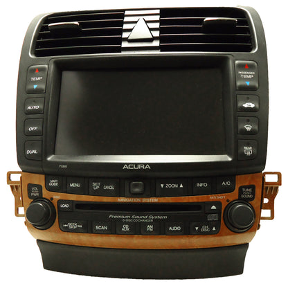 Acura TSX Navigation System GPS Radio 6 CD Player 7GB0 OEM