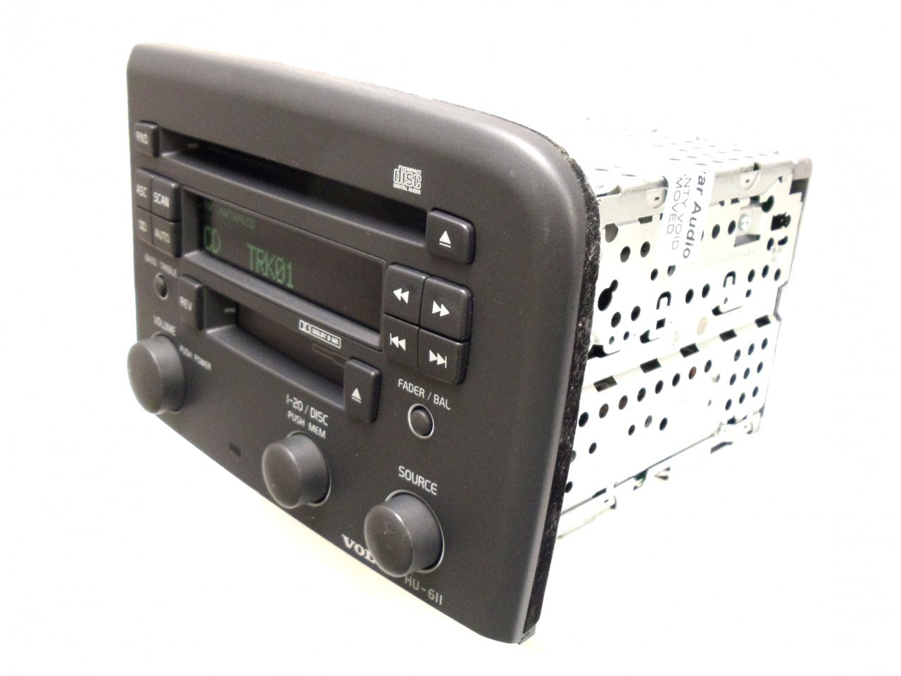 VOLVO S80 S-80 Radio Stereo CD Tape Player Hu-611 Light Gray 1999 2000 2001 2002 2003