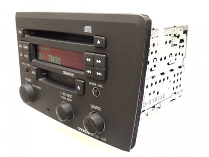 VOLVO S60 V70 Radio Stereo CD Tape Player Hu-613 Light Gray 2001 2002 2003