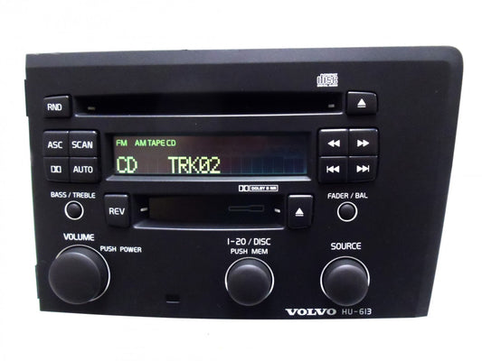 VOLVO S60 V70 S-60 V-70 Radio Stereo Tape CD Player Hu-613 Dark 2003 2004 2005