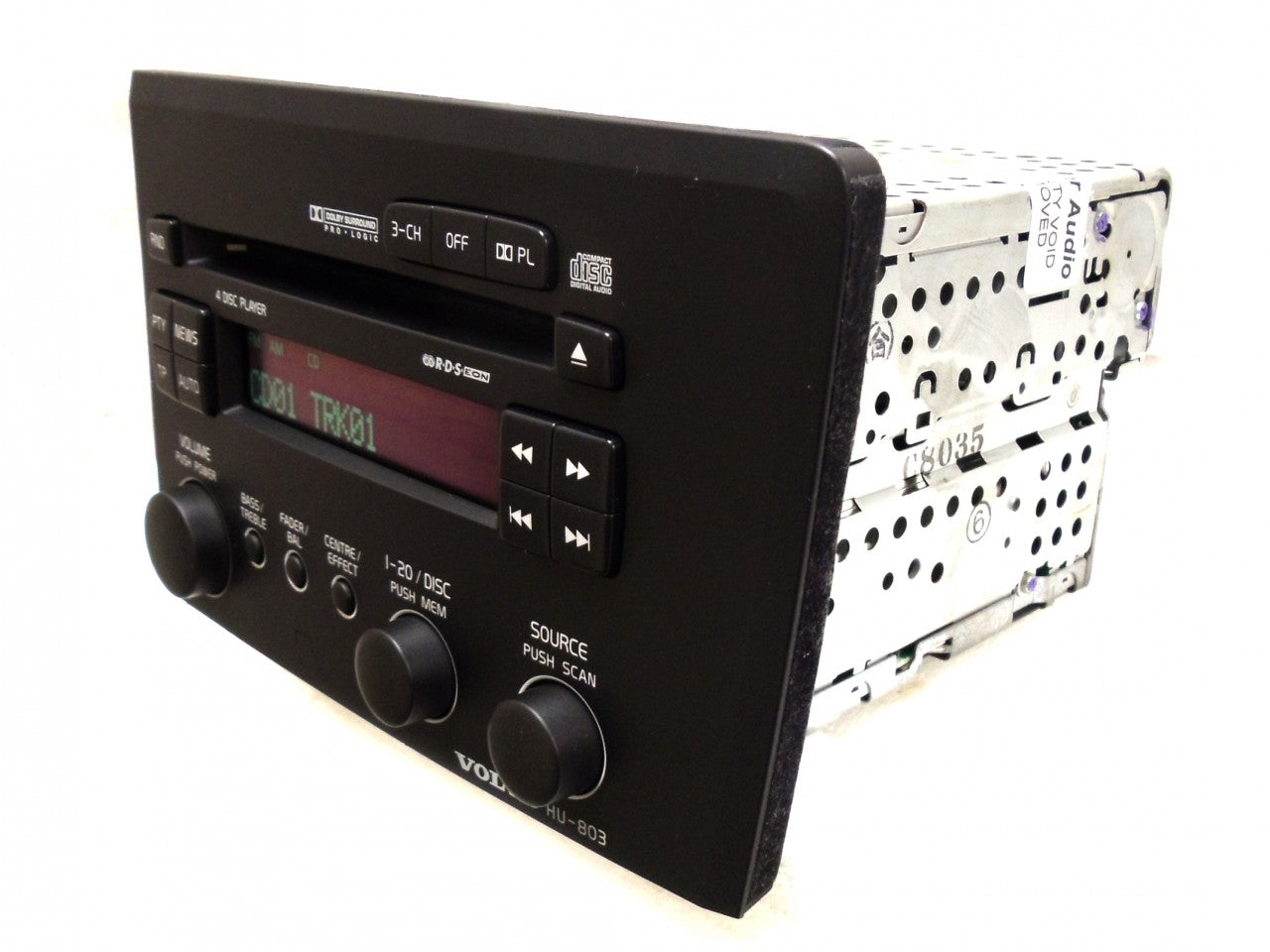 01 02 03 04 05 VOLVO S60 V70 S-60 V-70 Radio Stereo 4 Disc Changer CD Player HU-803 HU803 2001 2002 2003 2004 2005