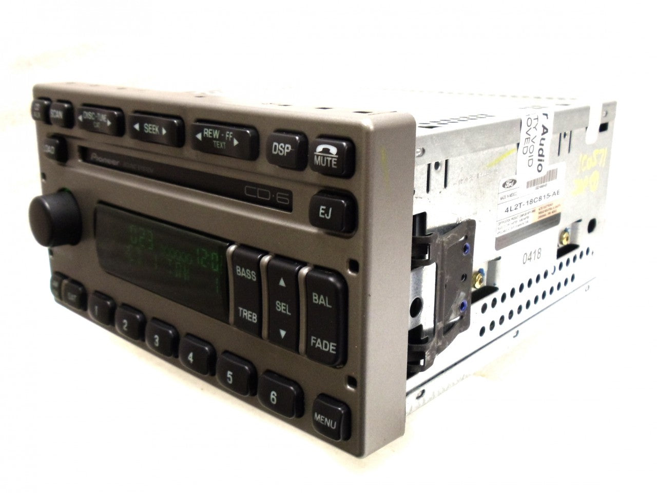 FORD Explorer Sport Trac Crown Victoria Escape MERCURY Grand Marquis Mariner Marauder Radio Stereo 6 Disc Changer CD Player Pioneer Sound System 2004 2005 2006 2007