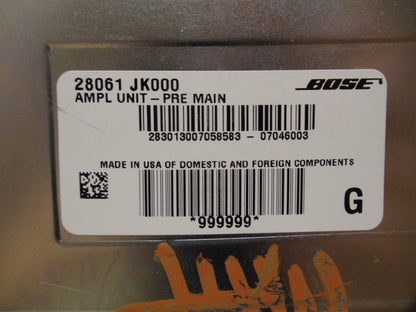2007 - 2009 INFINITI G35 G-35 G37 G-37 OEM BOSE Amp Audio Radio Stereo Receiver Premium Amplifier