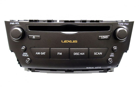 LEXUS IS250 IS-250 IS350 IS-350 IS-F Radio 6 Disc Changer CD Player SAT P1809 2006 2007 2008