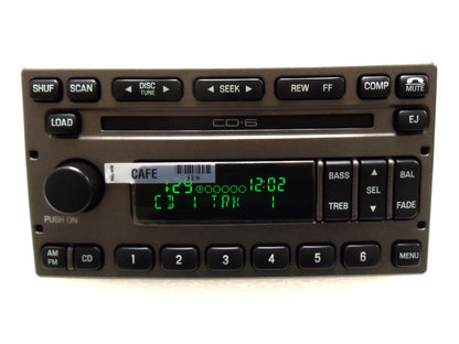 FORD Radio Stereo 6 Disc Changer CD Player Explorer Sport Trac YL2F-18C815-GD 1998 - 2010 OE