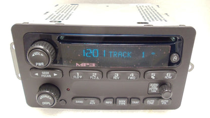 2004 - 2005 Chevy Chevrolet OEM AM FM MP3 Radio Stereo CD Player Receiver