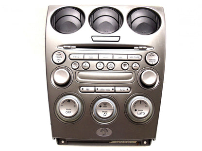 MAZDA 6 Radio Stereo 6 Disc Changer CD Player SAT Climate Controls 2003 2004 2005