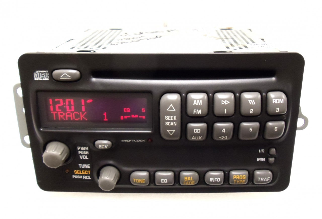 Pontiac Radio Receiver AM FM Stereo CD Player OEM
