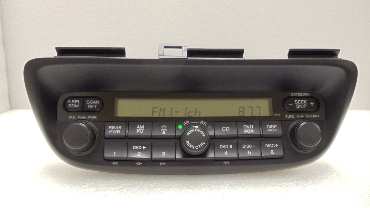 Honda Odyssey XM Radio and CD/DVD Player 2008 2009 1BU4