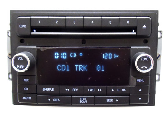 06 07 08 09 10 LINCOLN Navigator MKX MKZ Zephyr Navigator Radio AUX 6 Disc CD Changer