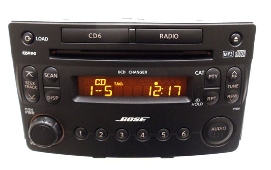 NEW NISSAN 350Z BOSE Radio Stereo 6 Disc Changer MP3 CD Player CY03D 28185CF50B