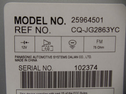 GMC Chevy HHR RDS Radio Stereo MP3 AUX CD Player OEM