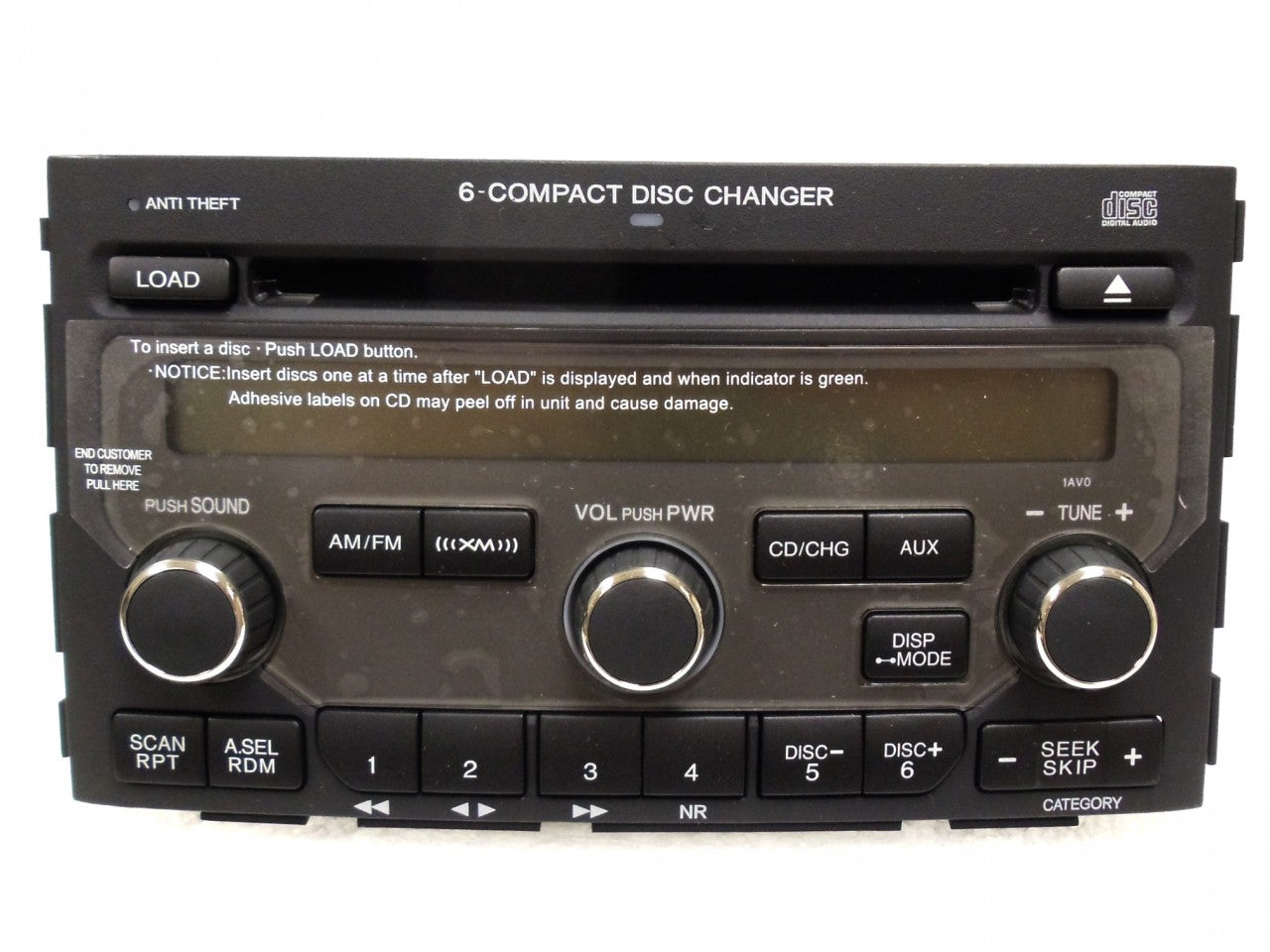 NEW HONDA Pilot Navigation Radio Stereo 6 Disc Changer CD Player 1AV0 2006 2007 2008