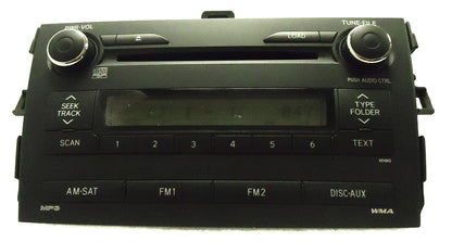 TOYOTA Corolla Satellite Radio 6 Disc Changer MP3 CD Player A518A2 86120-02B10 2009 2010 2011 OEM