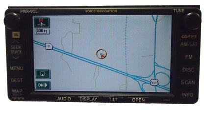 E7001 Toyota Solara Navigation GPS system radio cd player