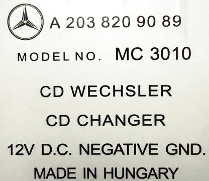 Mercedes-Benz 6 Disc Changer CD Player Remote Slave Trunk OEM w/Mag