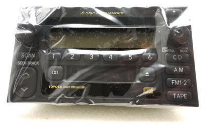 A56811 Toyota jbl radio 6 disc changer cd player new face oem