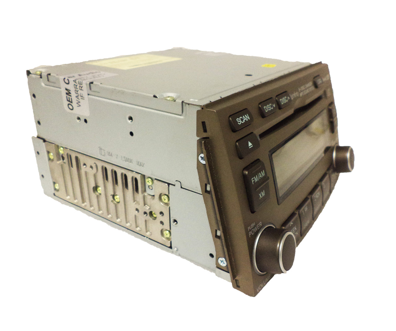 2007 2008 Hyundai Azera INFINITY SAT Radio Stereo 6 Disc Changer MP3 CD Player TAN