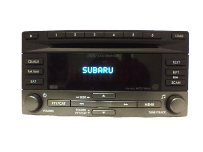 09 10 11 12 13 Subaru Forester 6 Disc CD Changer Sat XM Radio 86201SC640