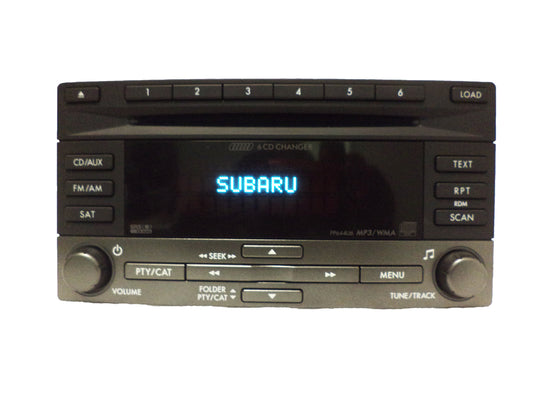 09 10 11 12 13 Subaru Forester 6 Disc CD Changer Sat XM Radio 86201SC640