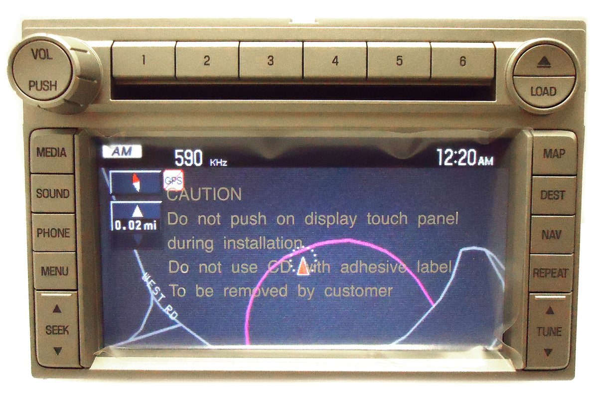 2006 - 2009 NEW LINCOLN GPS Navigation 6 Disc Changer CD Player Radio System MKX MKZ OEM 8H6T-18K931-BC
