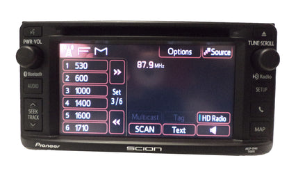 2011 - 2015 SCION xD Pioneer HD Radio Bluetooth Navigation CD Player