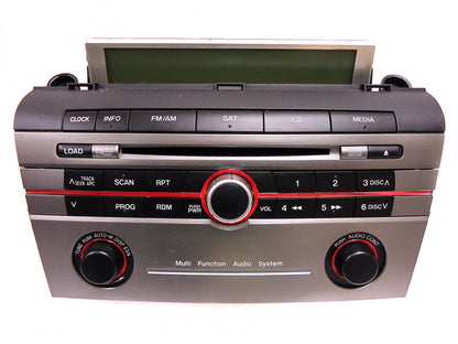 MAZDA 3 Radio Stereo 6 Disc Changer CD Player Sat Multi Function Audio System BR9K66ARX BOSE 2005 2006 2007 2008
